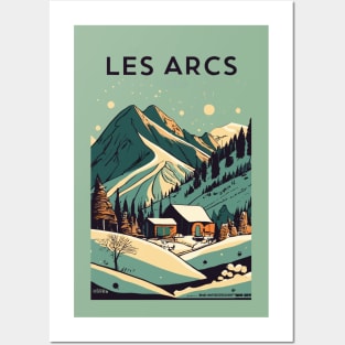 A Vintage Travel Art of Les Arcs - France Posters and Art